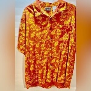 UNTIED MENS SILK HAWAIIAN SHIRT SIZE XL